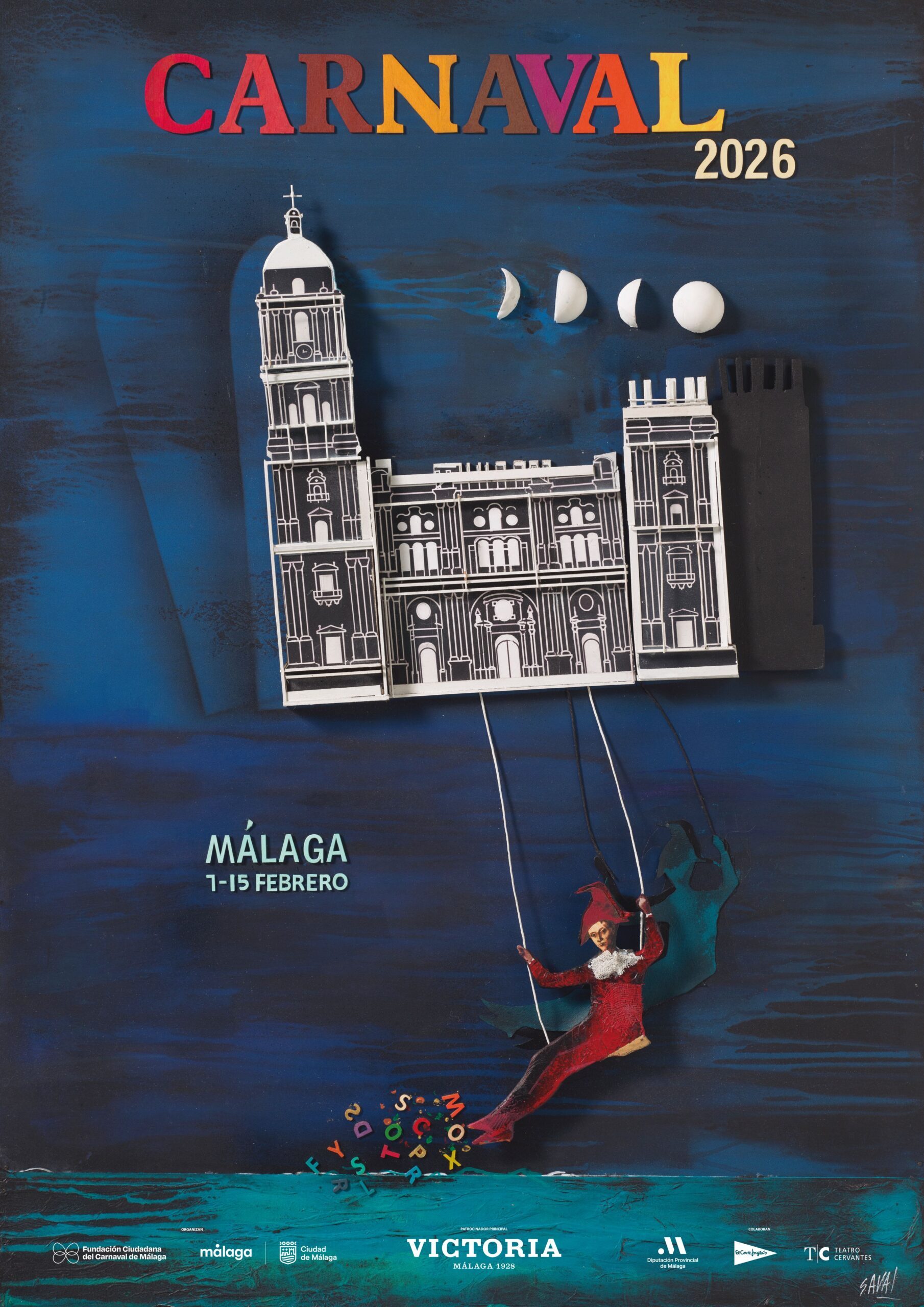 Cartel Oficial Carnaval de Málaga 2026 (1) Cartel Oficial Carnaval de Málaga 2026 (1)
